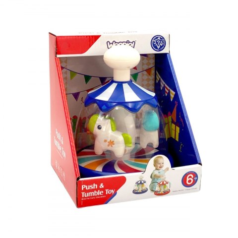 WOOPIE BABY Kolorowe Koniki Niebieski Bączek Karuzela WOOPIE BABY Kolorowe Koniki Niebieski Bączek Karuzela