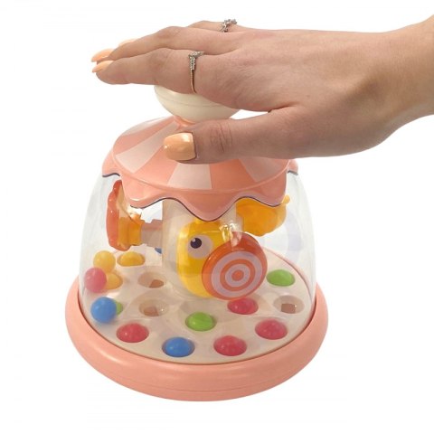 WOOPIE BABY Kolorowe Zwierzątka Różowy Bączek z Kulkami Karuzela WOOPIE BABY Kolorowe Zwierzątka Różowy Bączek z Kulkami Karuzela