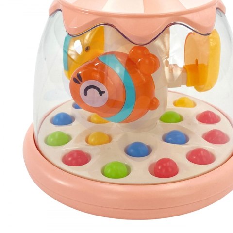 WOOPIE BABY Kolorowe Zwierzątka Różowy Bączek z Kulkami Karuzela WOOPIE BABY Kolorowe Zwierzątka Różowy Bączek z Kulkami Karuzela