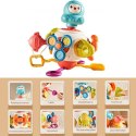 WOOPIE BABY Kostka Sześciościan Montessori Sensoryczna 8w1 WOOPIE BABY Kostka Sześciościan Montessori Sensoryczna 8w1