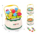 WOOPIE BABY Kosz Kwiatów Sorter Układanka Edukacyjna Nawlekanka WOOPIE BABY Kosz Kwiatów Sorter Układanka Edukacyjna Nawlekanka