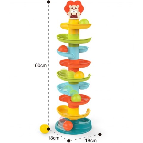 WOOPIE BABY Kulodrom Tor Kulkowy Zestaw Spirala + 6 Kulek WOOPIE BABY Kulodrom Tor Kulkowy Zestaw Spirala + 6 Kulek