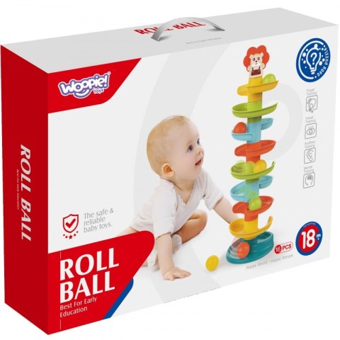 WOOPIE BABY Kulodrom Tor Kulkowy Zestaw Spirala + 6 Kulek WOOPIE BABY Kulodrom Tor Kulkowy Zestaw Spirala + 6 Kulek