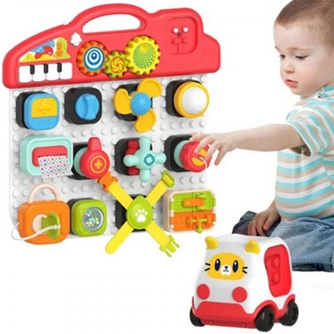 WOOPIE BABY Montessori Tablica Manipulacyjna Kolorowy Panel Aktywności WOOPIE BABY Montessori Tablica Manipulacyjna Kolorowy Panel Aktywności
