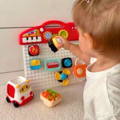 WOOPIE BABY Montessori Tablica Manipulacyjna Kolorowy Panel Aktywności WOOPIE BABY Montessori Tablica Manipulacyjna Kolorowy Panel Aktywności