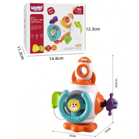 WOOPIE BABY Piłka Kosmiczna Rakieta 6w1 Montessori 18m+ WOOPIE BABY Piłka Kosmiczna Rakieta 6w1 Montessori 18m+