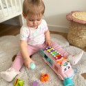 WOOPIE BABY Samochodzik Muzyczny Sorter z Cymbałkami Różowy WOOPIE BABY Samochodzik Muzyczny Sorter z Cymbałkami Różowy