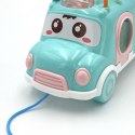 WOOPIE BABY Samochodzik Muzyczny Sorter z Cymbałkami Różowy WOOPIE BABY Samochodzik Muzyczny Sorter z Cymbałkami Różowy