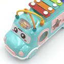 WOOPIE BABY Samochodzik Muzyczny Sorter z Cymbałkami Różowy WOOPIE BABY Samochodzik Muzyczny Sorter z Cymbałkami Różowy