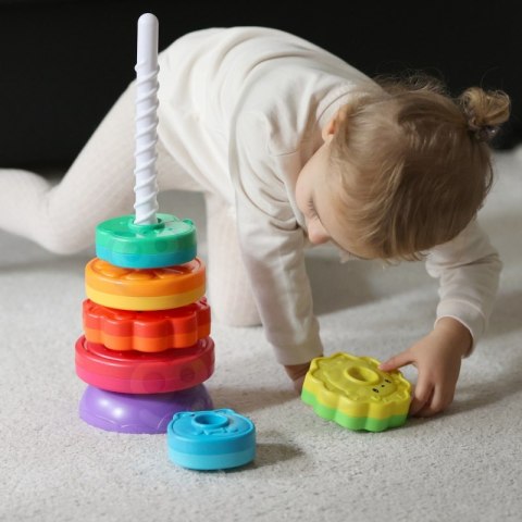 WOOPIE BABY Edukacyjna Piramidka Zakręcona Wieża Zwierzątka WOOPIE BABY Edukacyjna Piramidka Zakręcona Wieża Zwierzątka