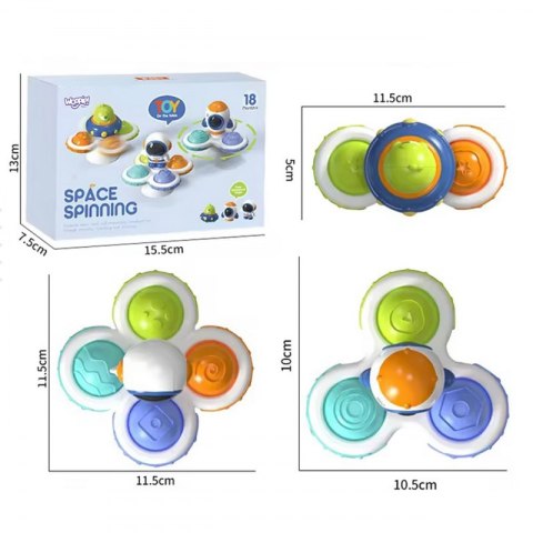 WOOPIE BABY Kosmiczny Spinner Pop-it Zabawka Sensoryczna Wymienne 3 szt. WOOPIE BABY Kosmiczny Spinner Pop-it Zabawka Sensoryczna Wymienne 3 szt.
