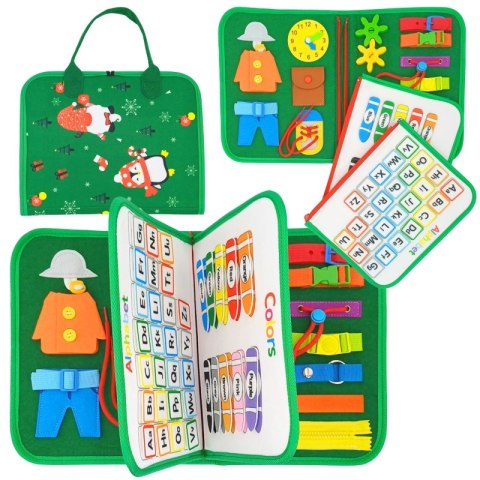 WOOPIE Edukacyjna Książeczka Walizka Montessori - Edycja Świąteczna WOOPIE Edukacyjna Książeczka Walizka Montessori - Edycja Świąteczna