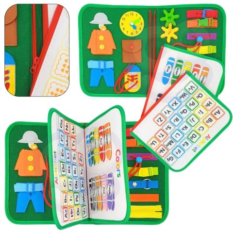 WOOPIE Edukacyjna Książeczka Walizka Montessori - Edycja Świąteczna WOOPIE Edukacyjna Książeczka Walizka Montessori - Edycja Świąteczna