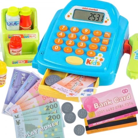 WOOPIE Kasa Sklepowa z Półką i Akcesoriami WOOPIE Kasa Sklepowa z Półką i Akcesoriami