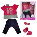 WOOPIE Modne Ubranko dla Lalki LOVE Okulary Buciki 43-46 cm WOOPIE Modne Ubranko dla Lalki LOVE Okulary Buciki 43-46 cm