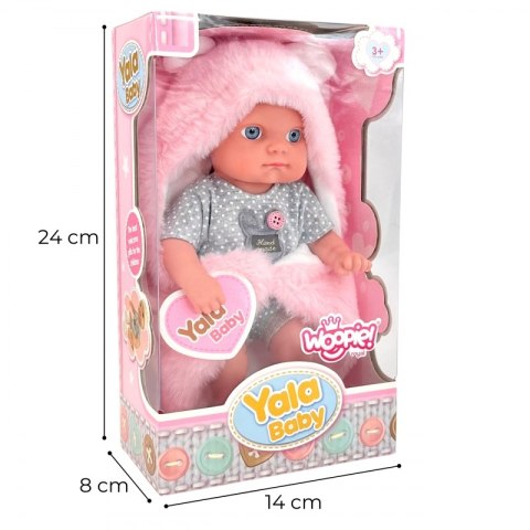 WOOPIE ROYAL Pierwsza Lalka Bobas z Kocykiem Króliczkiem 23 cm WOOPIE ROYAL Pierwsza Lalka Bobas z Kocykiem Króliczkiem 23 cm