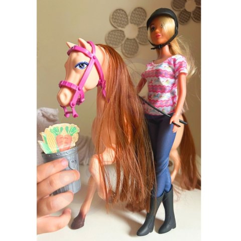 WOOPIE ROYAL Zestaw Urocza Lalka z Koniem + Akcesoria WOOPIE ROYAL Zestaw Urocza Lalka z Koniem + Akcesoria