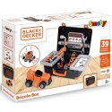 SMOBY Black & Decker Walizka z Narzędziami + Samochód w Częściach SMOBY Black & Decker Walizka z Narzędziami + Samochód w Częściach