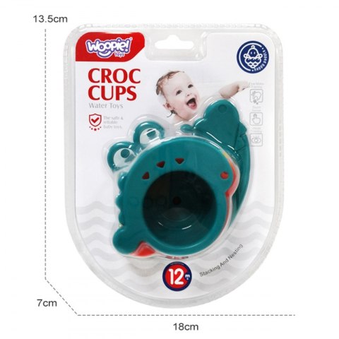 WOOPIE BABY Zabawka do Kąpieli Kubeczki Przelewowe Krokodylek WOOPIE BABY Zabawka do Kąpieli Kubeczki Przelewowe Krokodylek