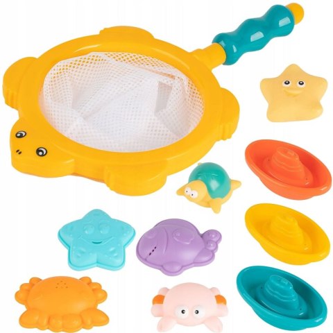 WOOPIE BABY Zestaw do Kąpieli Morskie Zwierzątka + Łódki + Siatka do Wyławania WOOPIE BABY Zestaw do Kąpieli Morskie Zwierzątka + Łódki + Siatka do Wyławania