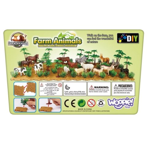 WOOPIE Zestaw Figurki Farma + Kuferek 57 el. WOOPIE Zestaw Figurki Farma + Kuferek 57 el.