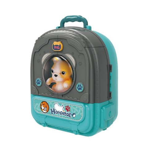 WOOPIE Zestaw Małego Weterynarza 3w1 Domek w Plecaku Piesek WOOPIE Zestaw Małego Weterynarza 3w1 Domek w Plecaku Piesek
