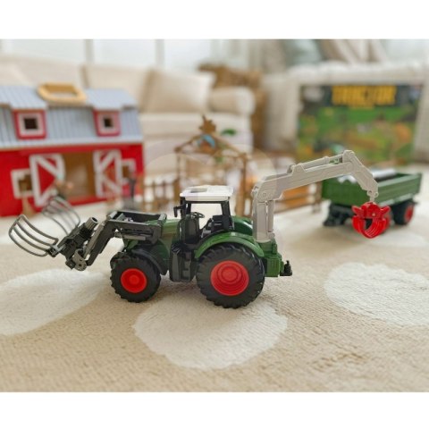 WOOPIE Zestaw Maszyn Rolniczych Traktor Ciągnik Zagroda Mini Farma Osada Rolnicy WOOPIE Zestaw Maszyn Rolniczych Traktor Ciągnik Zagroda Mini Farma Osada Rolnicy
