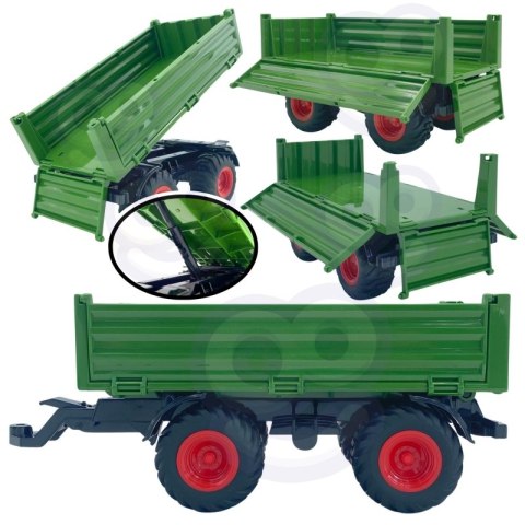WOOPIE Zestaw Maszyn Rolniczych Traktor Ciągnik Zagroda Mini Farma Osada Rolnicy WOOPIE Zestaw Maszyn Rolniczych Traktor Ciągnik Zagroda Mini Farma Osada Rolnicy