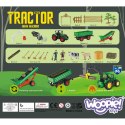 WOOPIE Zestaw Maszyn Rolniczych Traktor Ciągnik Zagroda Mini Farma Osada Rolnicy WOOPIE Zestaw Maszyn Rolniczych Traktor Ciągnik Zagroda Mini Farma Osada Rolnicy