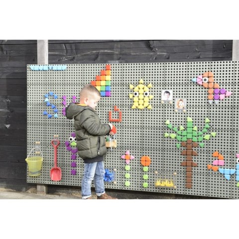 MASTERKIDZ Zestaw Kołeczki w kształcie figur geometrycznych 64szt do tablic STEM MASTERKIDZ Zestaw Kołeczki w kształcie figur geometrycznych 64szt do tablic STEM