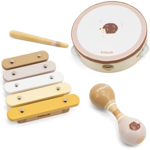 VIGA PolarB Zestaw Instrumentów Muzycznych Z Jeżykiem VIGA PolarB Zestaw Instrumentów Muzycznych Z Jeżykiem