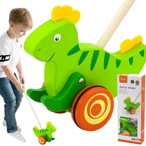 Viga Toys Drewniany Pchacz Dinozaur Viga Toys Drewniany Pchacz Dinozaur