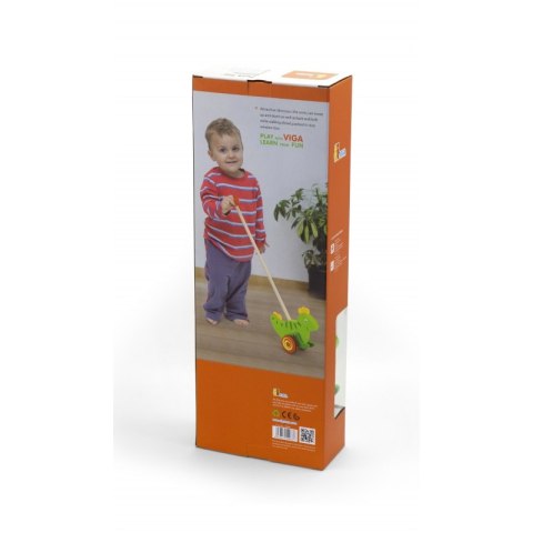 Viga Toys Drewniany Pchacz Dinozaur Viga Toys Drewniany Pchacz Dinozaur