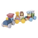 TOOKY TOY Kolejka Drewniana ze Zwierzątkami Klocki Układanka Montessori TOOKY TOY Kolejka Drewniana ze Zwierzątkami Klocki Układanka Montessori