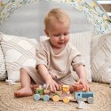 TOOKY TOY Kolejka Drewniana ze Zwierzątkami Klocki Układanka Montessori TOOKY TOY Kolejka Drewniana ze Zwierzątkami Klocki Układanka Montessori