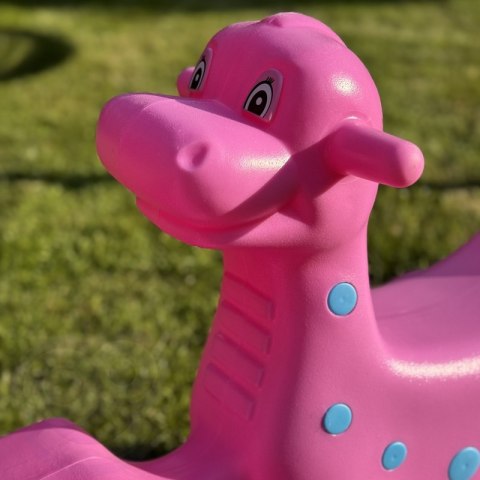 WOOPIE Bujak Wieloosobowy Dino Huśtawka Równoważna Różowa WOOPIE Bujak Wieloosobowy Dino Huśtawka Równoważna Różowa