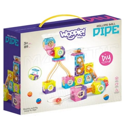 WOOPIE Klocki Magnetyczne Tor Kulkowy 89 el. WOOPIE Klocki Magnetyczne Tor Kulkowy 89 el.