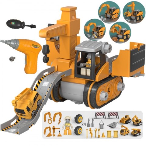 WOOPIE Mega Plac Budowy 5w1 Zestaw XXL do Skręcania DIY WOOPIE Mega Plac Budowy 5w1 Zestaw XXL do Skręcania DIY