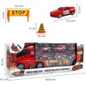 WOOPIE Zestaw Ciężarówka Transporter 3w1 Czerwony 11 el. WOOPIE Zestaw Ciężarówka Transporter 3w1 Czerwony 11 el.