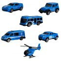 WOOPIE Zestaw Cieżarówka Transporter 3w1 Niebieski Policja WOOPIE Zestaw Cieżarówka Transporter 3w1 Niebieski Policja