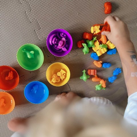 WOOPIE Gra Edukacyjna Montessori Sorter Kolorów Dinozaury 56 el. WOOPIE Gra Edukacyjna Montessori Sorter Kolorów Dinozaury 56 el.