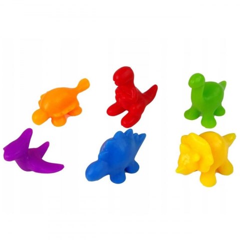 WOOPIE Gra Edukacyjna Montessori Sorter Kolorów Dinozaury 56 el. WOOPIE Gra Edukacyjna Montessori Sorter Kolorów Dinozaury 56 el.