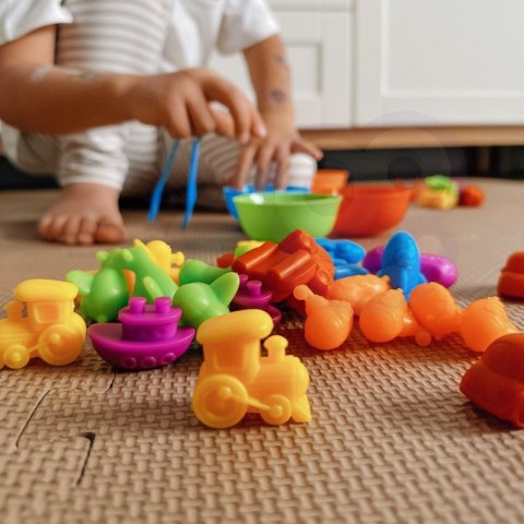 WOOPIE Gra Edukacyjna Montessori Sorter Kolorów Pojazdy 44 el. WOOPIE Gra Edukacyjna Montessori Sorter Kolorów Pojazdy 44 el.