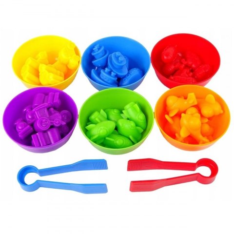 WOOPIE Gra Edukacyjna Montessori Sorter Kolorów Pojazdy 44 el. WOOPIE Gra Edukacyjna Montessori Sorter Kolorów Pojazdy 44 el.