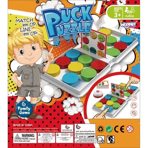 WOOPIE Gra Logiczna Układanka Wzorów PUCK PUZZLE 3+ WOOPIE Gra Logiczna Układanka Wzorów PUCK PUZZLE 3+