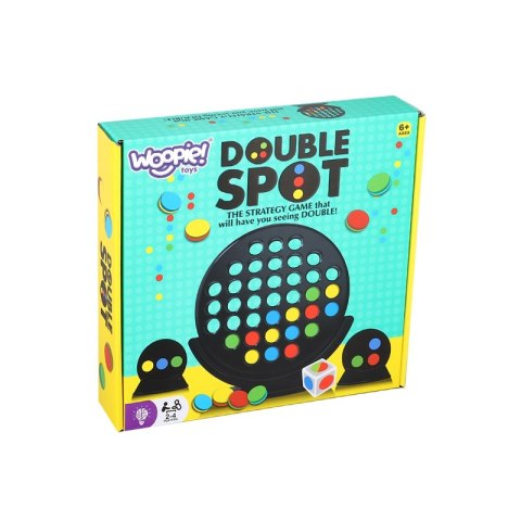 WOOPIE Gra Strategiczna Planszowa 3 w Linii Kropi Double Spot 6+ WOOPIE Gra Strategiczna Planszowa 3 w Linii Kropi Double Spot 6+