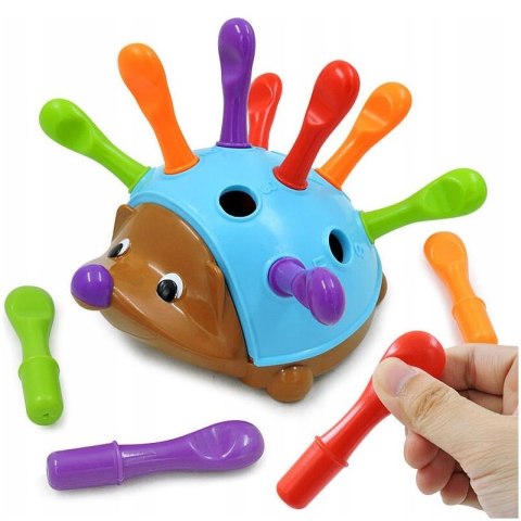 WOOPIE Gra Zręcznościowa Jeżyk Sorter Montessori Nauka Liczb i Kolorów 4w1 WOOPIE Gra Zręcznościowa Jeżyk Sorter Montessori Nauka Liczb i Kolorów 4w1