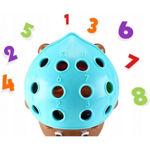 WOOPIE Gra Zręcznościowa Jeżyk Sorter Montessori Nauka Liczb i Kolorów 4w1 WOOPIE Gra Zręcznościowa Jeżyk Sorter Montessori Nauka Liczb i Kolorów 4w1