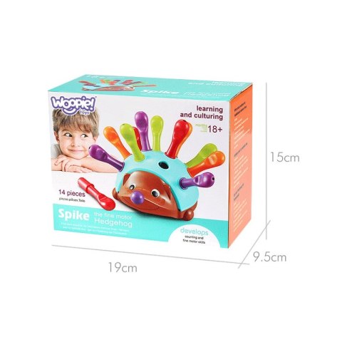 WOOPIE Gra Zręcznościowa Jeżyk Sorter Montessori Nauka Liczb i Kolorów 4w1 WOOPIE Gra Zręcznościowa Jeżyk Sorter Montessori Nauka Liczb i Kolorów 4w1