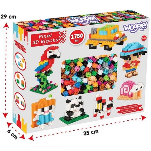 WOOPIE Klocki Konstrukcyjne 3D PIXEL 1750 el. WOOPIE Klocki Konstrukcyjne 3D PIXEL 1750 el.